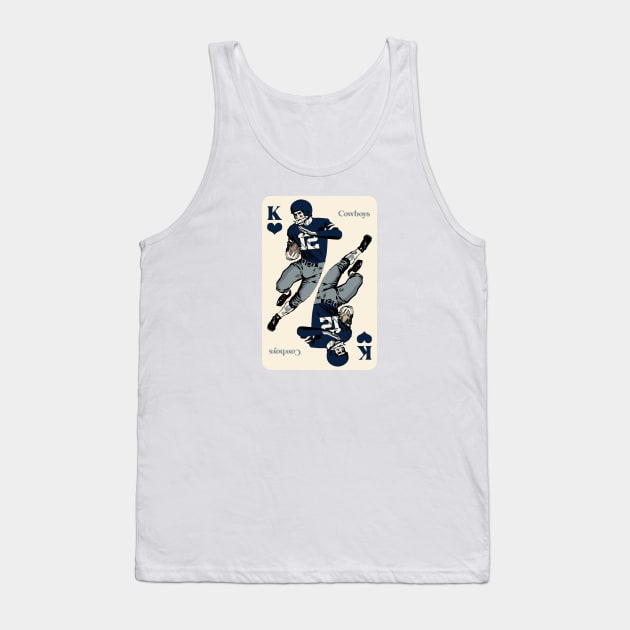 Dallas Cowboys King of Hearts Tank Top by Rad Love